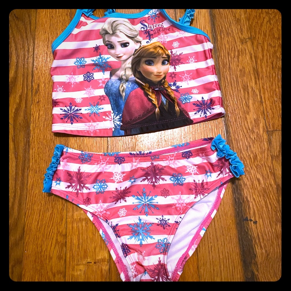 👙 DISNEY BRAND FROZEN TWO PIECE BATHING SUIT👙